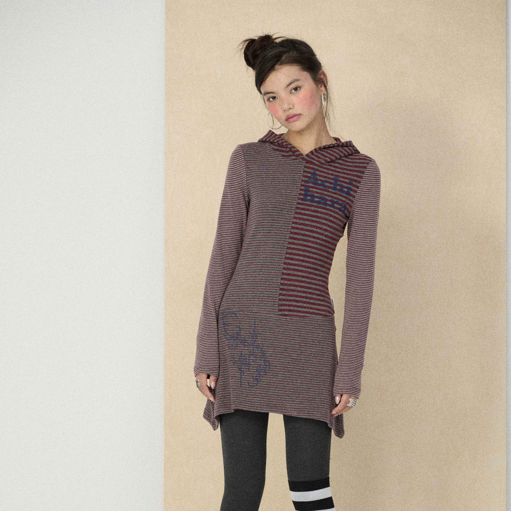 Achihara_Colorblock_Striped_Long_Sleeve_Women'S_Polyester_Casual_Mini_Dresses_MISSTT