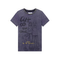 Achihara_Comic_Character_Letter_Print_Women'S_Pure_Cotton_Short_Sleeve_T-Shirts_MISSTT