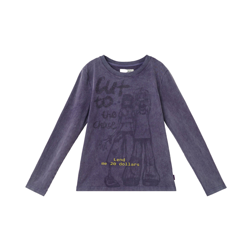 Achihara_Comic_Character_Letter_Print_Women'S_Pure_Cotton_Short_Sleeve_T-Shirts_MISSTT