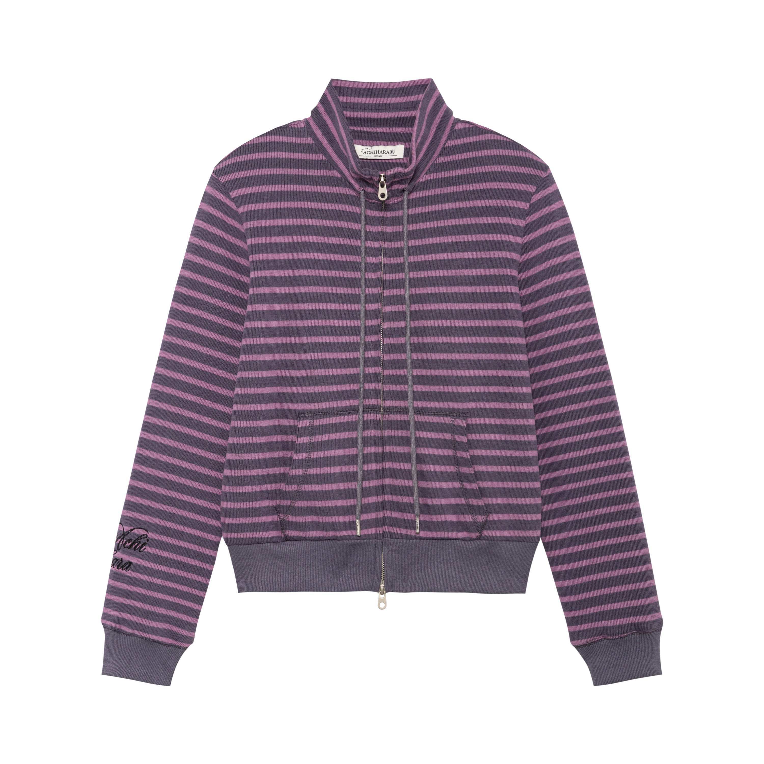 Achihara_Cotton_Blend_Striped_Mushroom_Back_Straight_Cut_Commuter_Women_Sweatshirts_MISSTT