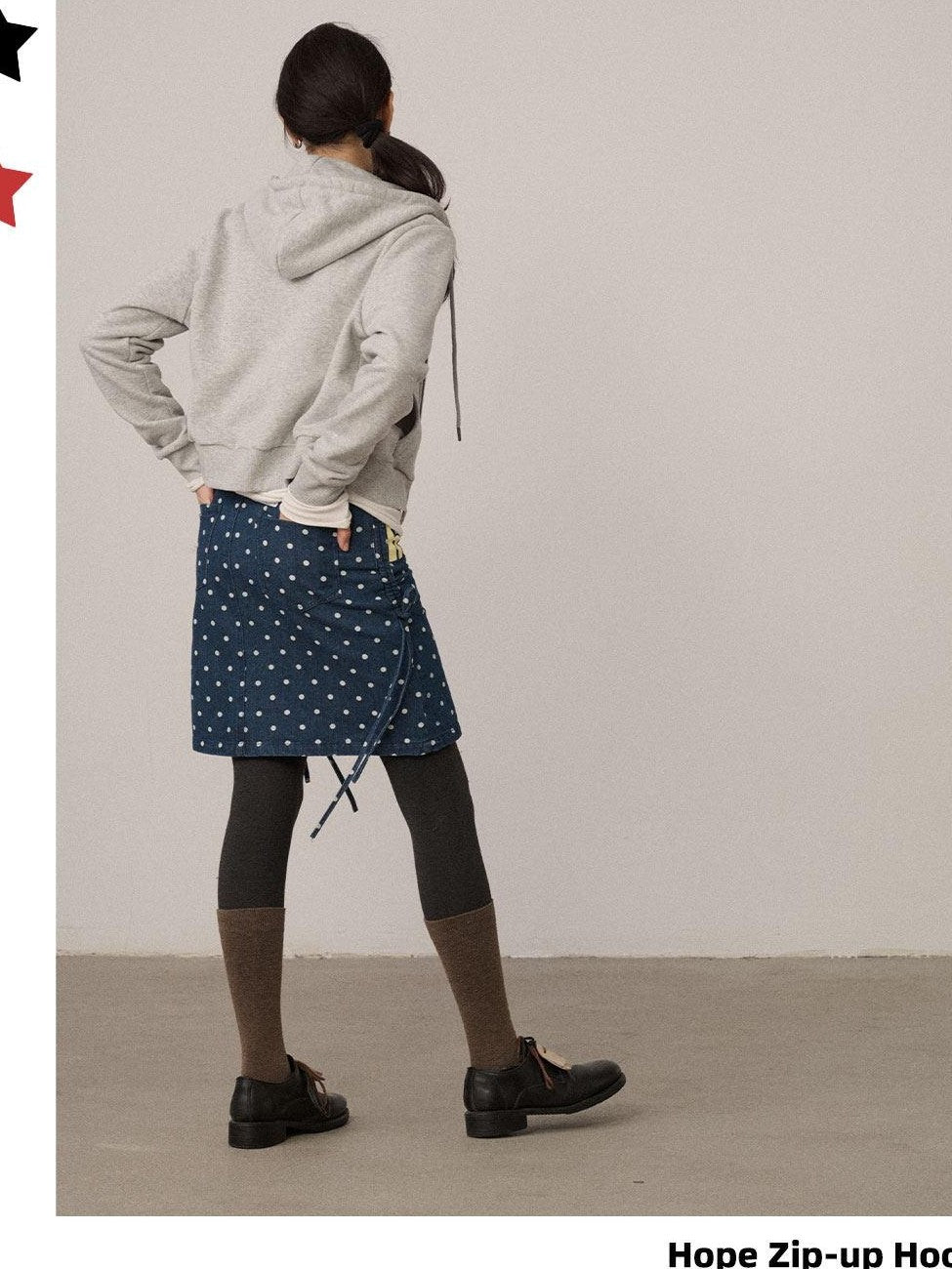 Achihara Cropped Cartoon Cross Zip Up Hooded Women'S Cotton Blend Hoodies