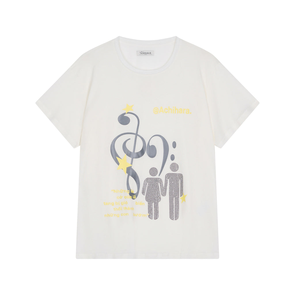 Achihara_Electric_Creative_Print_Women'S_Lyocell_Wool_Blend_Oversized_T-Shirts_MISSTT