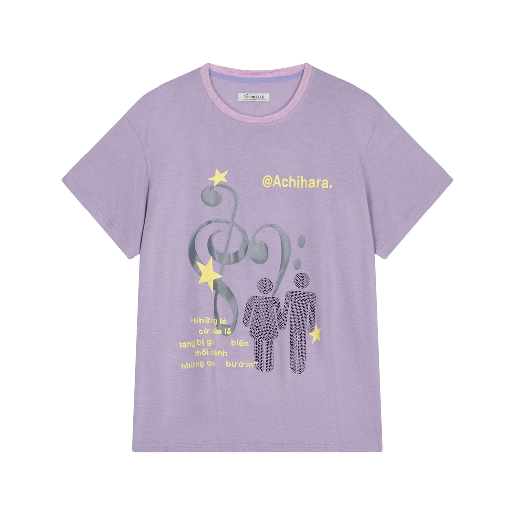 Achihara_Electric_Creative_Print_Women'S_Lyocell_Wool_Blend_Oversized_T-Shirts_MISSTT