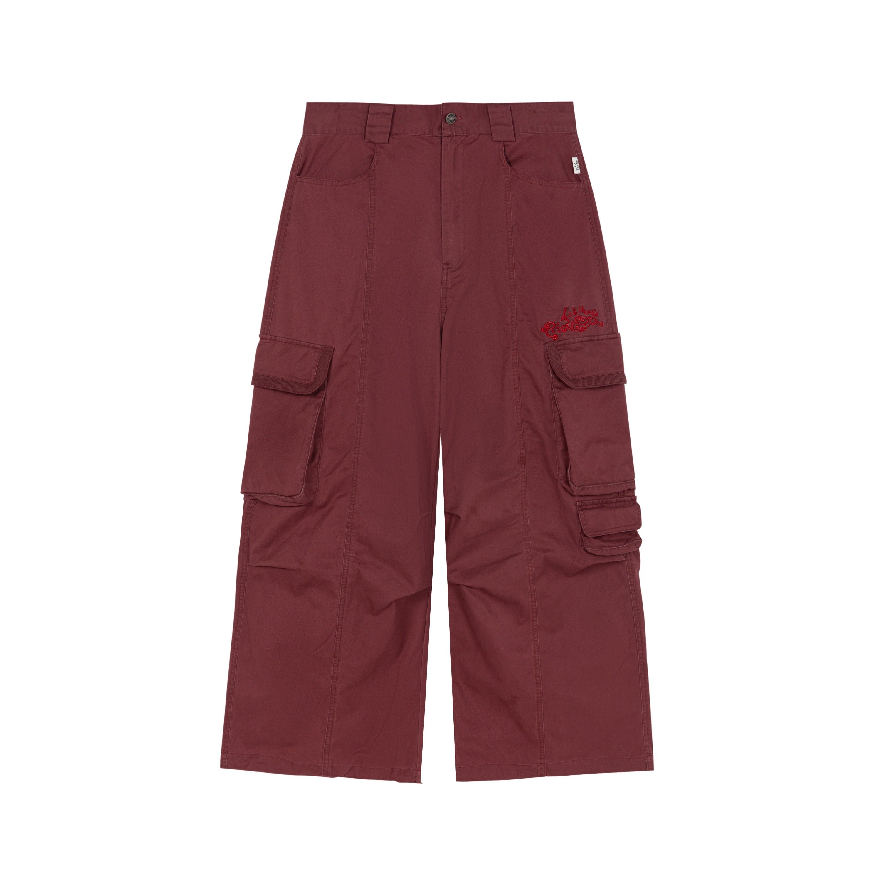 Achihara_Floor_Length_Cargo_Pocket_Loose_Fit_Women'S_Cotton_Wide-Leg_Pants_MISSTT