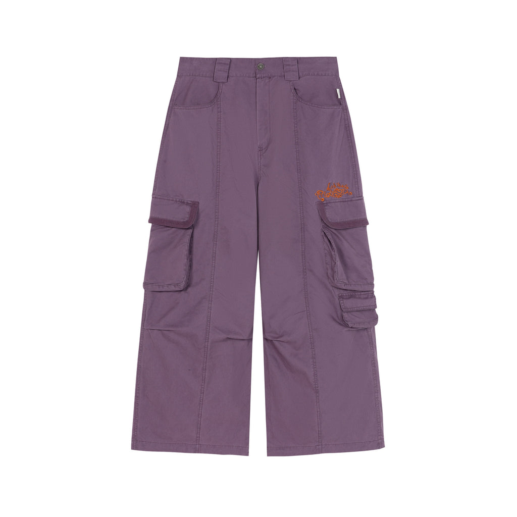 Achihara_Floor_Length_Cargo_Pocket_Loose_Fit_Women'S_Cotton_Wide-Leg_Pants_MISSTT
