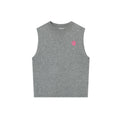 Achihara_Heather_Gray_Long_Sleeve_Open_Front_Women'S_Brushed_Knit_Cardigans_MISSTT