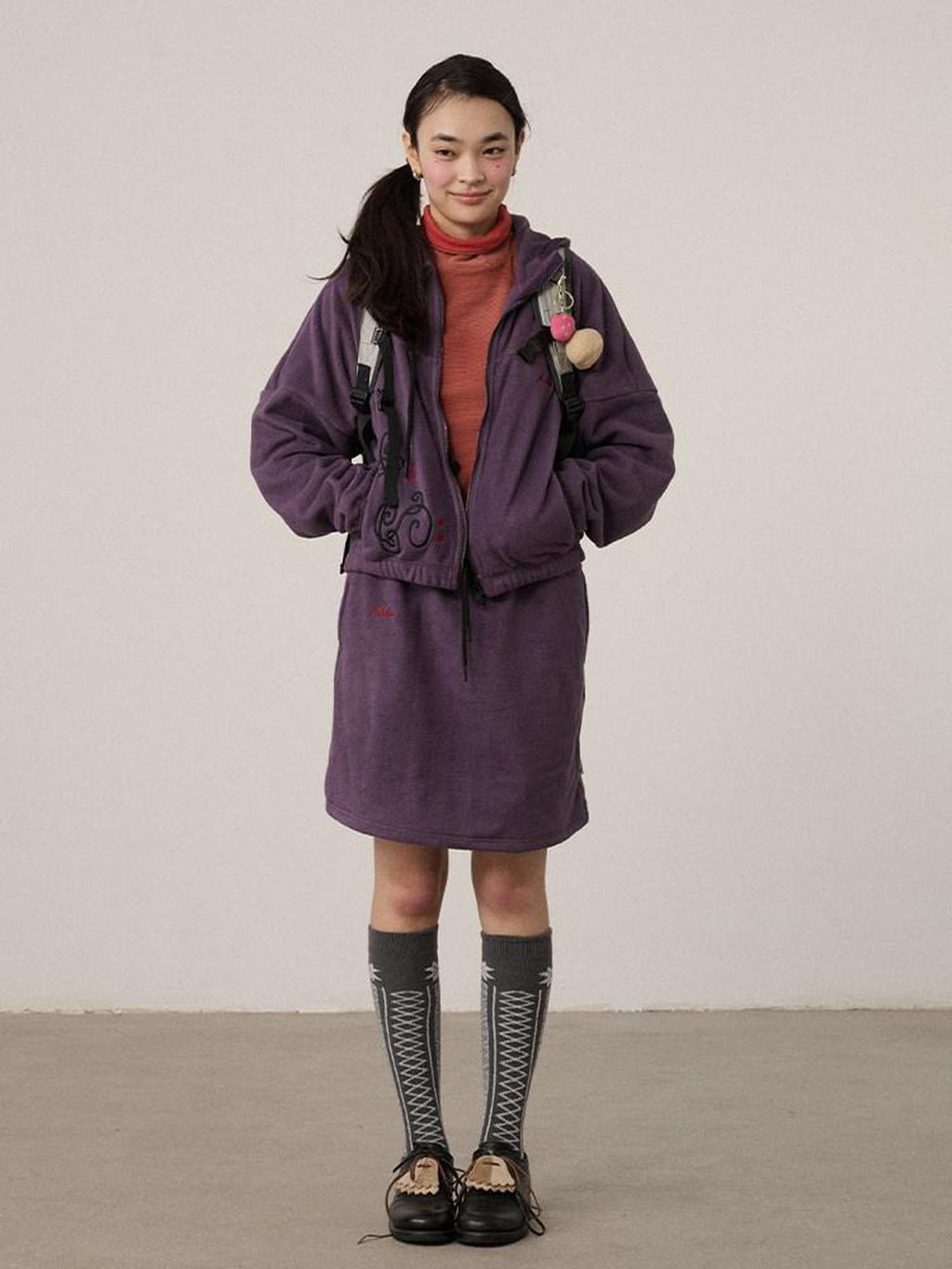 Achihara Hooded Zip Front Oversized Long Sleeve Commuter Women'S Fleece Hoodies