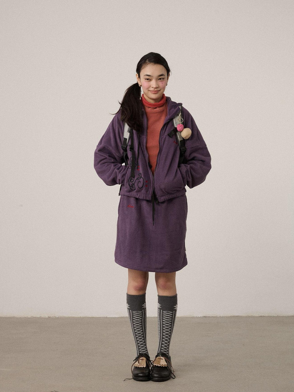 Achihara Hooded Zip Front Oversized Long Sleeve Commuter Women'S Fleece Hoodies