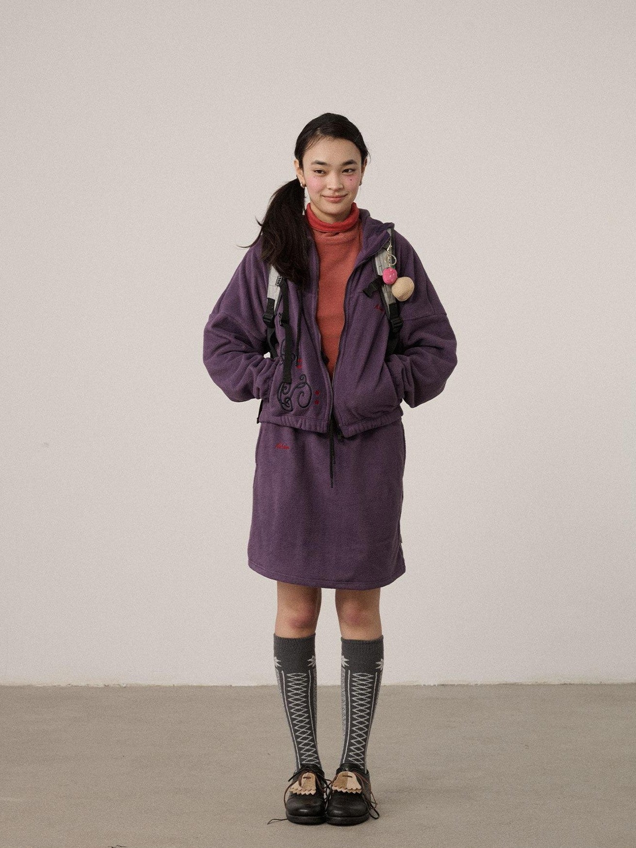 Achihara Hooded Zip Front Oversized Long Sleeve Commuter Women'S Fleece Hoodies