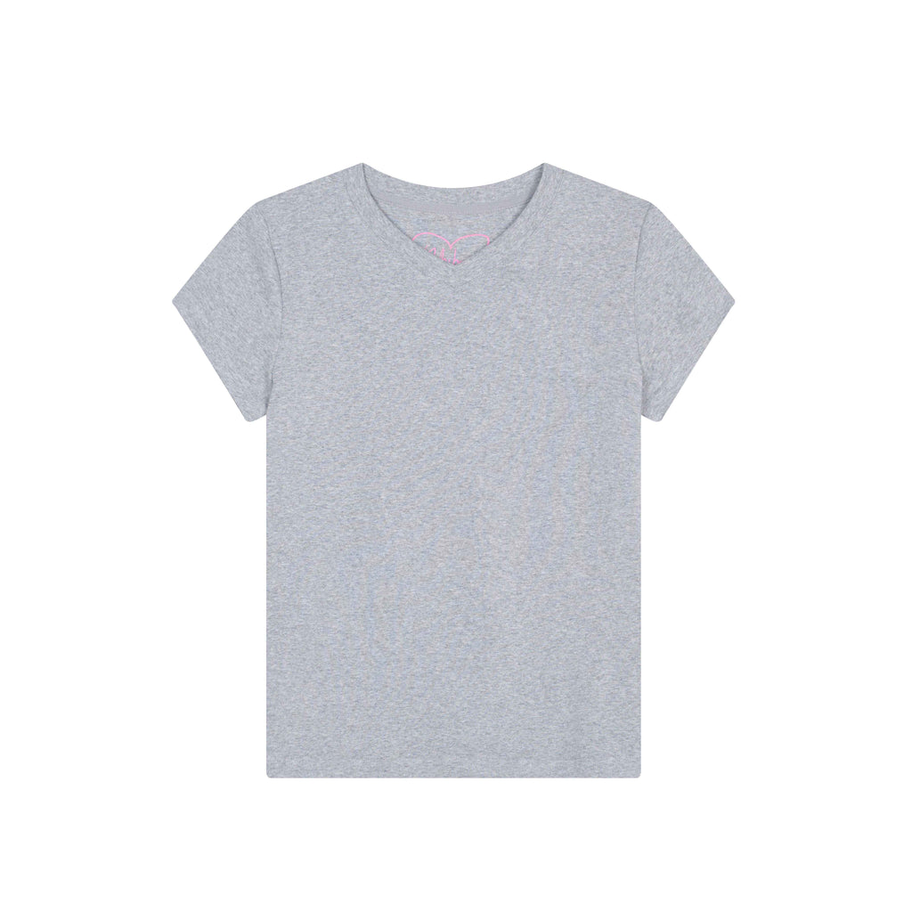 Achihara_Jelly_V-neck_Cross_Print_Women'S_Cotton_Spandex_Blend_Short_Sleeve_T-Shirts_MISSTT