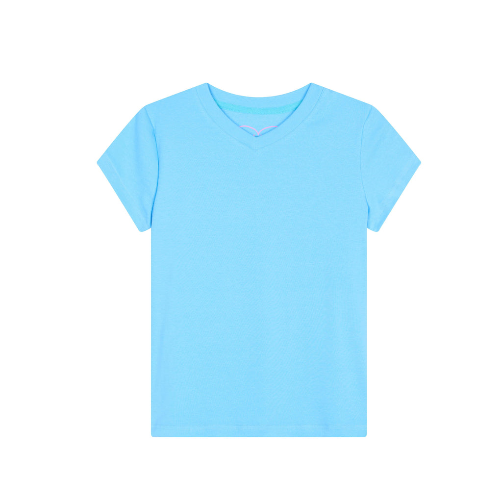 Achihara_Jelly_V-neck_Cross_Print_Women'S_Cotton_Spandex_Blend_Short_Sleeve_T-Shirts_MISSTT