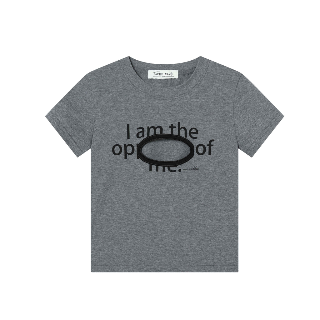 Achihara_Lettering_Cutout_Slim_Crop_Crewneck_Women'S_Cotton_Blend_Short_Sleeve_T-Shirts_MISSTT