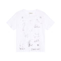 Achihara_Loose_Distressed_Graffiti_Print_Women'S_Cotton_Blend_Short_Sleeve_T-Shirts_MISSTT