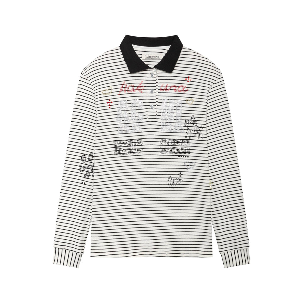 Achihara_Loose_Fit_Striped_Polo_Women'S_Cotton_Linen_Long_Sleeve_T-Shirts_MISSTT