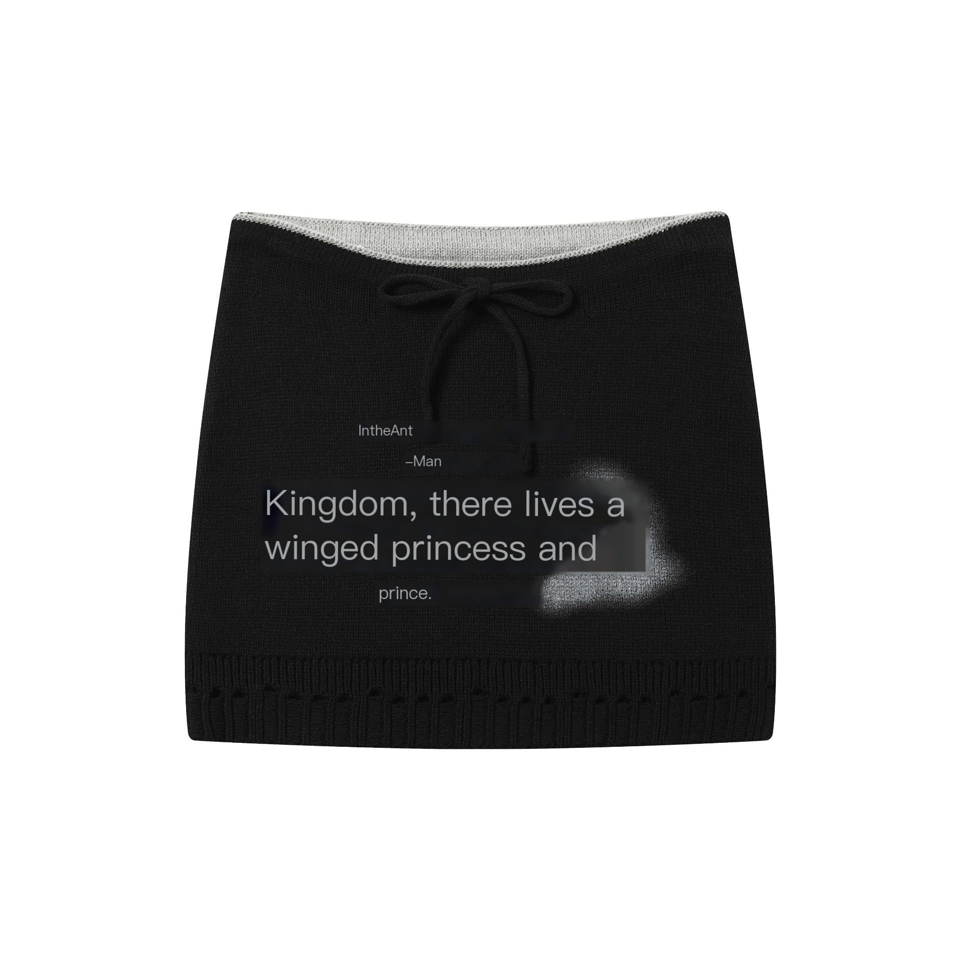 Achihara_Numeric_Print_A_Line_Knit_Women'S_Nylon_Acrylic_Polyester_Mini_Skirts_MISSTT