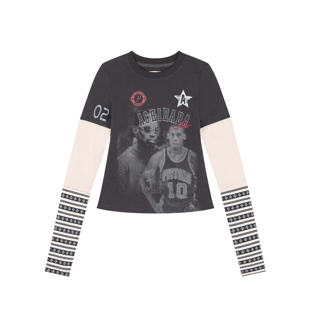 Achihara_Patchwork_Slim_Fit_Round_Neck_Women'S_100_Percent_Cotton_Long_Sleeve_T-Shirts_MISSTT