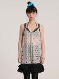 Achihara_Pleated_Spaghetti_Strap_A_Line_Women'S_Polyester_Slip_Mini_Dresses_MISSTT
