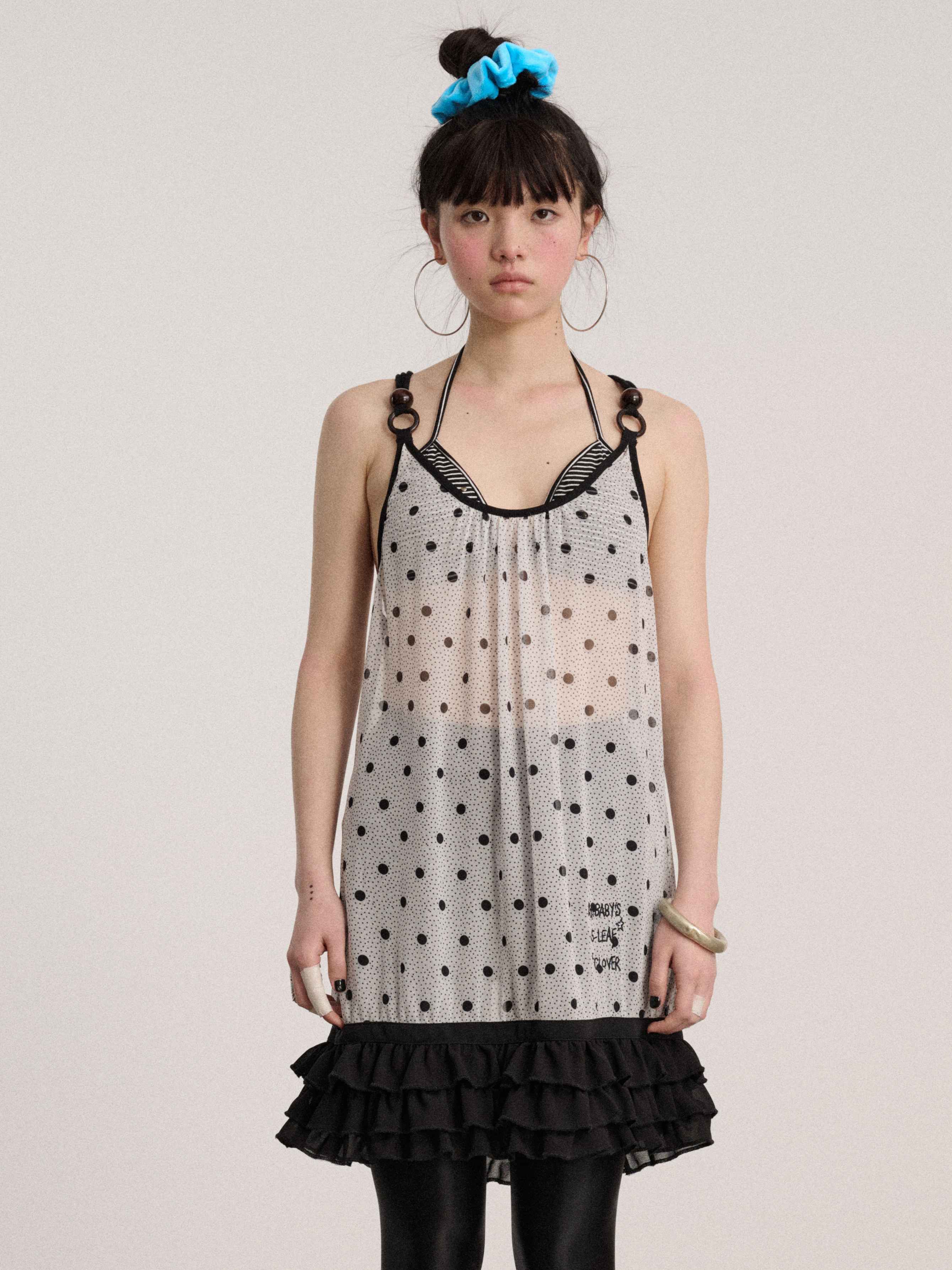 Achihara_Pleated_Spaghetti_Strap_A_Line_Women'S_Polyester_Slip_Mini_Dresses_MISSTT