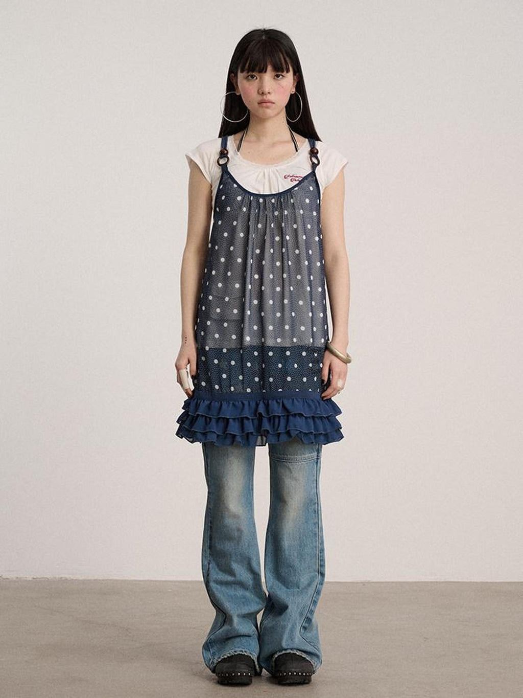 Achihara Pleated Spaghetti Strap A Line Women'S Polyester Slip Mini Dresses