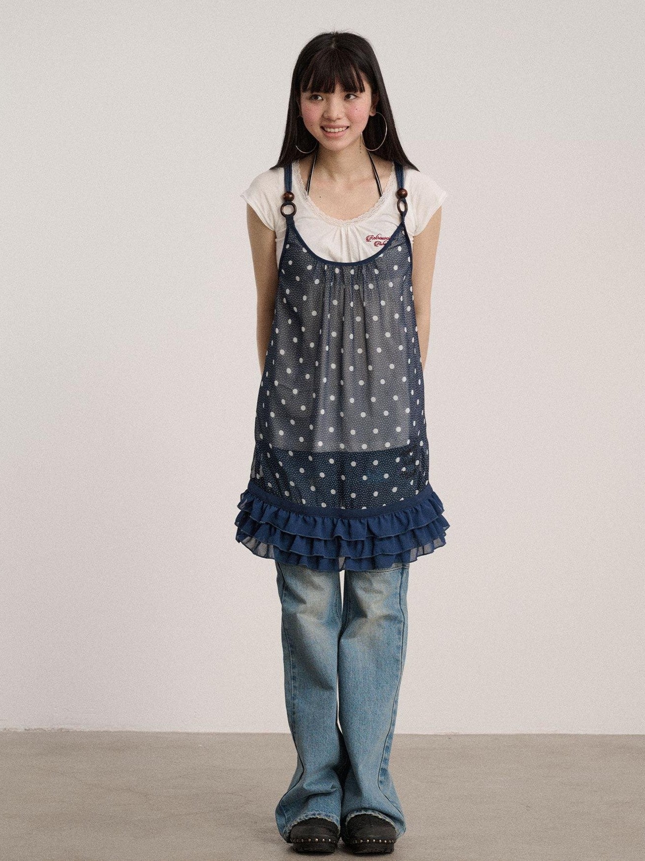 Achihara Pleated Spaghetti Strap A Line Women'S Polyester Slip Mini Dresses