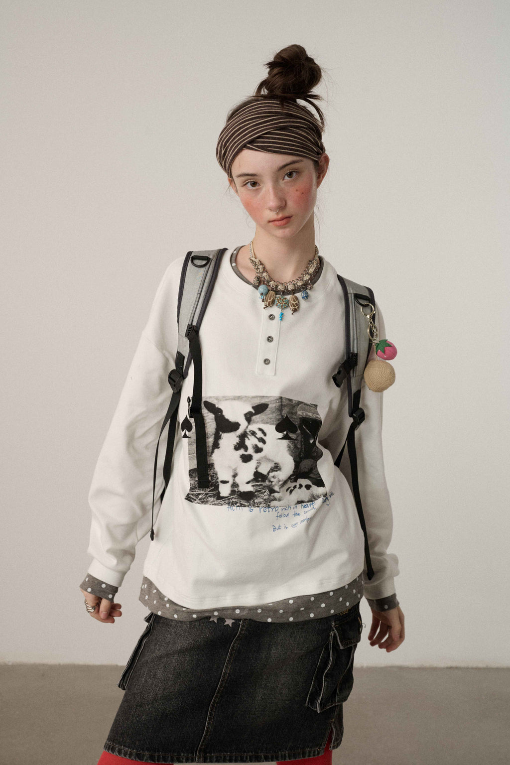 Achihara_Poker_Lamb_Print_Spliced_Layered_Women'S_Cotton_Long_Sleeve_T-Shirts_MISSTT
