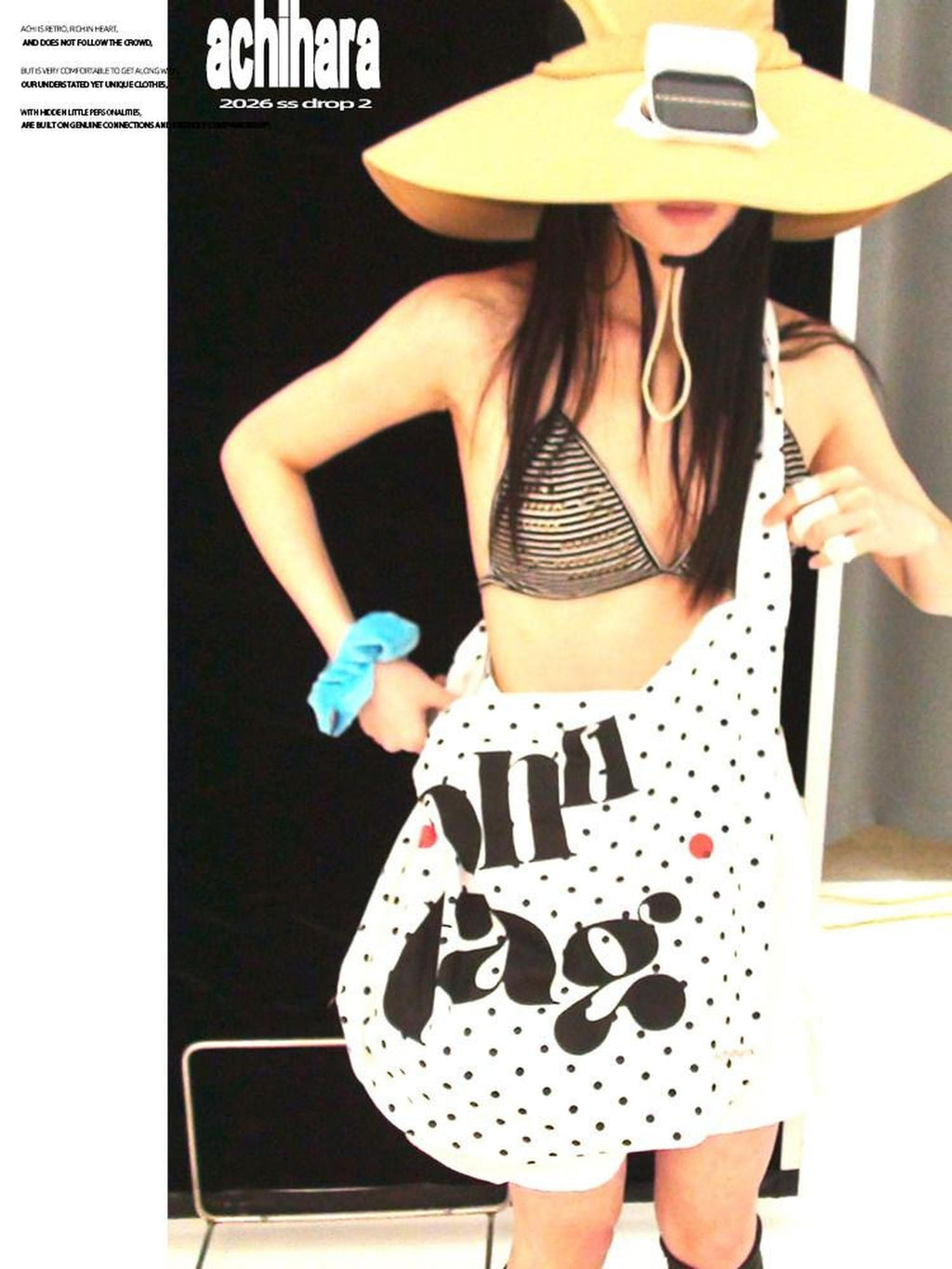 Achihara Polka Dot Square Single Strap Crossbody Handheld Women'S Clutch Bags