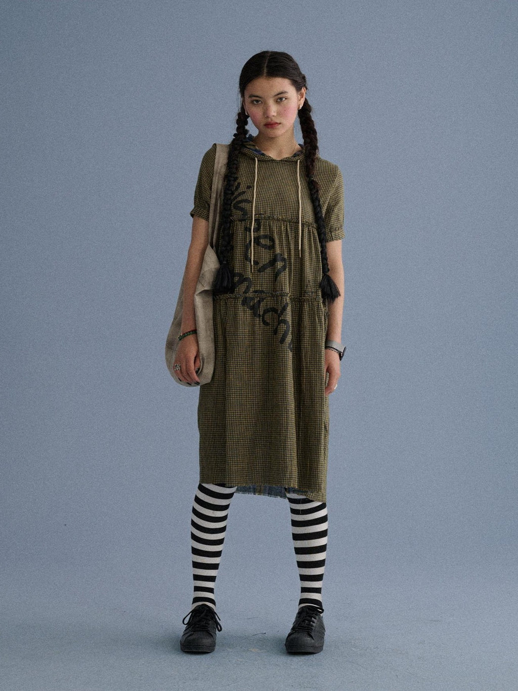 Achihara Reversible Tee Short Sleeve Loose Fit Women'S Pure Cotton Casual Midi Dresses