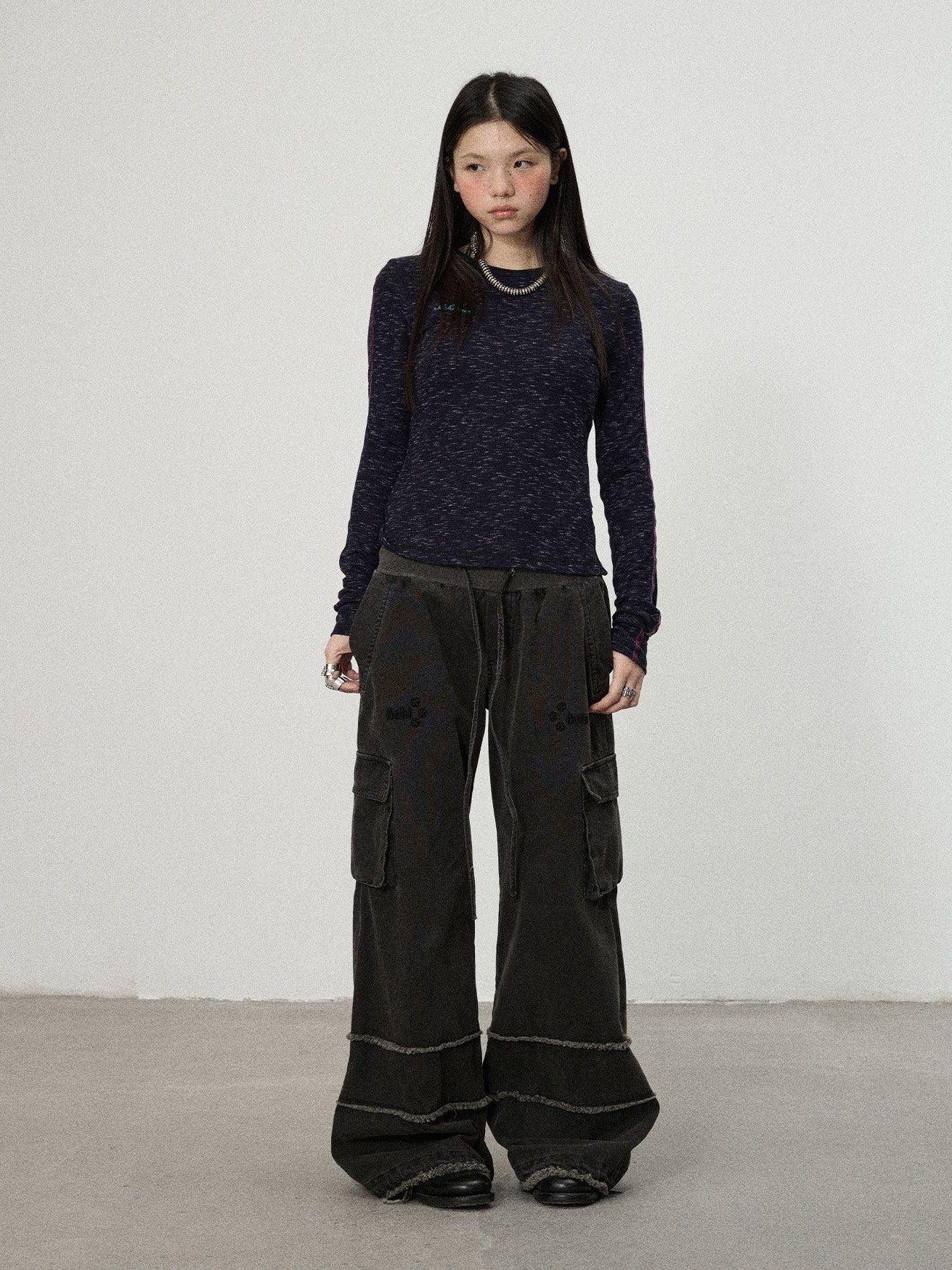 Achihara Reversible Uv Straight Cut Women'S Viscose Blend Long Sleeve T-Shirts