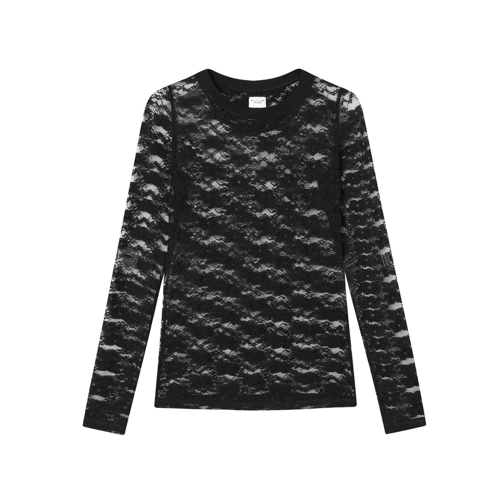 Achihara_Sheer_Lace_Round_Neck_Uv_Protective_Women'S_Nylon_Blend_Long_Sleeve_T-Shirts_MISSTT