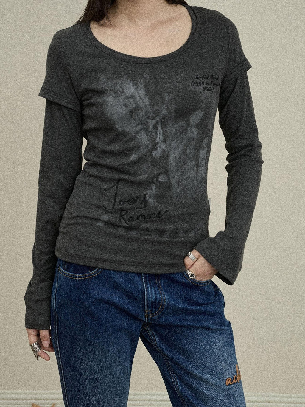 Achihara Slim Fit Sun Protection Women'S Viscose Cotton Blend Long Sleeve T-Shirts