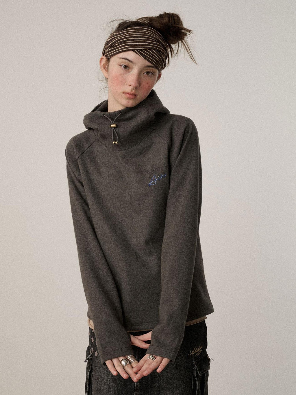 Achihara Solid Raglan Windproof Thermal Women'S Polyester Blend Hoodies