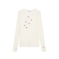 Achihara_Star_Cross_Print_Embroidered_Women'S_Viscose_Blend_Long_Sleeve_T-Shirts_MISSTT