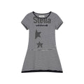Achihara_Star_Striped_Splice_Short_Sleeve_T_Shirt_Women'S_Cotton_Casual_Mini_Dresses_MISSTT