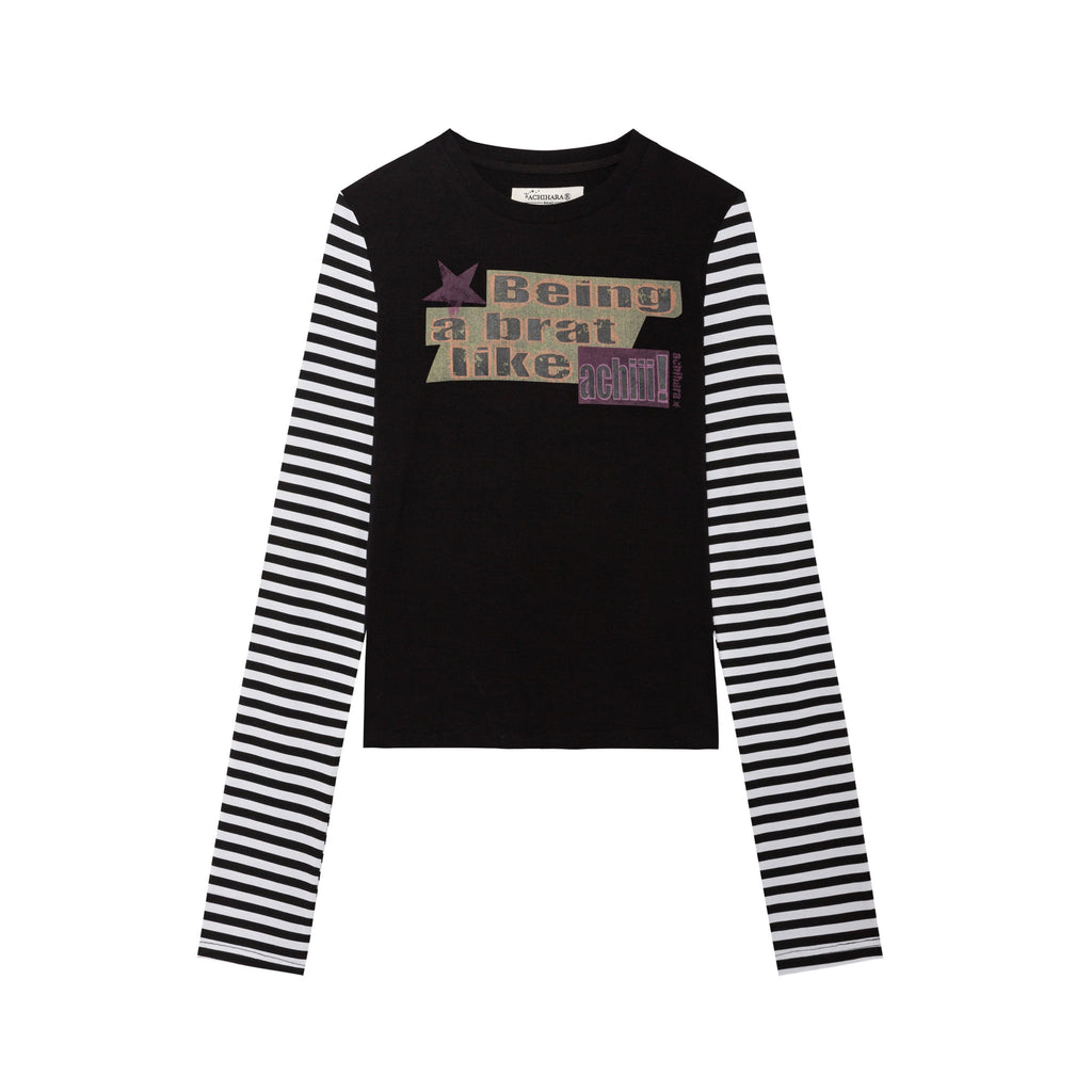 Achihara_Striped_Colorblock_Slim_Women'S_Recycled_Viscose_Blend_Long_Sleeve_T-Shirts_MISSTT