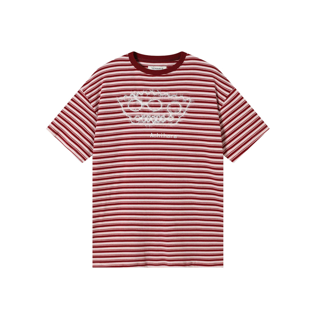 Achihara_Striped_Loose_Fit_Crew_Neck_Women'S_Cotton_Spandex_Short_Sleeve_T-Shirts_MISSTT