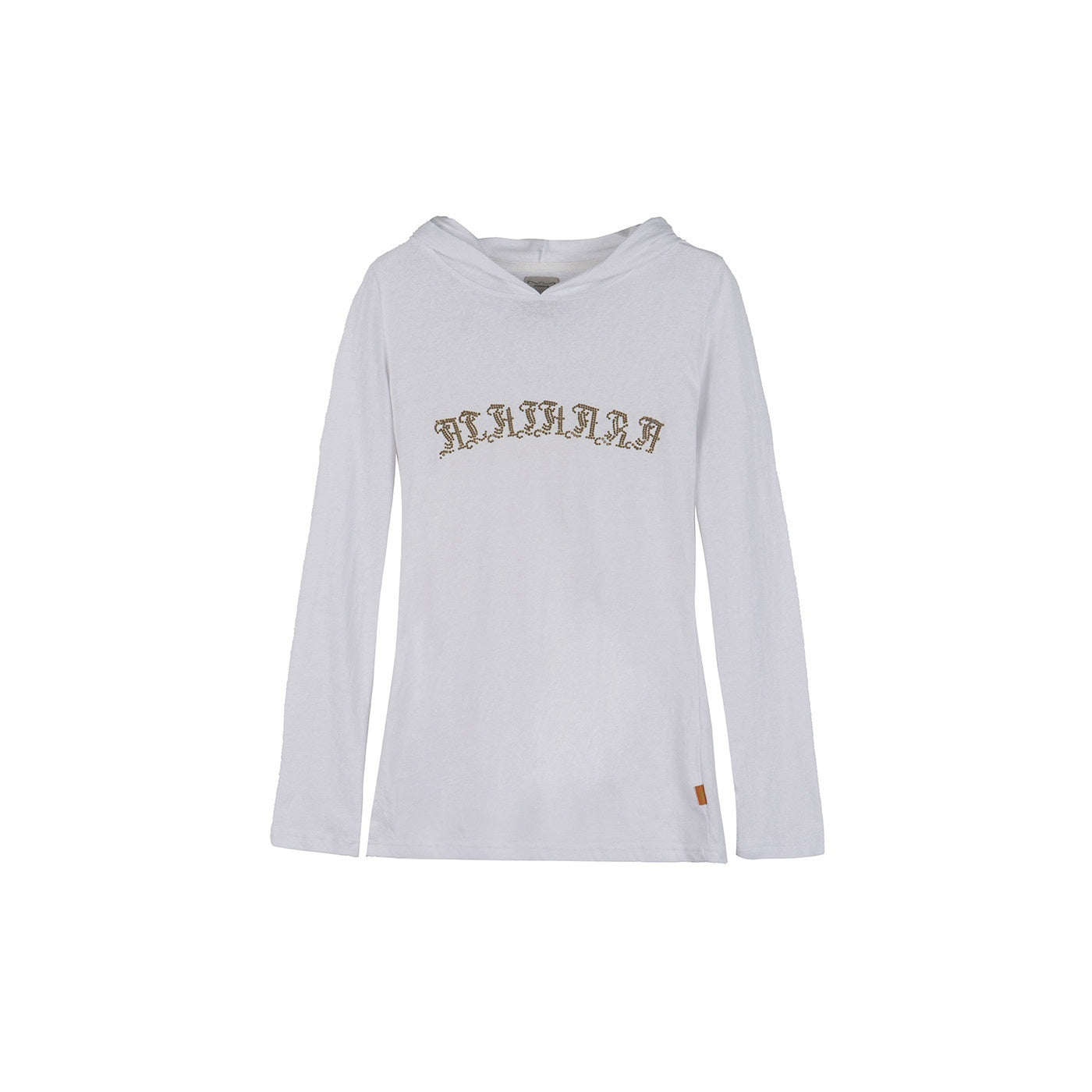 Achihara_Studded_Rhinestone_Hooded_Side_Slit_Women'S_Slim_Lightweight_Long_Sleeve_T-Shirts_MISSTT