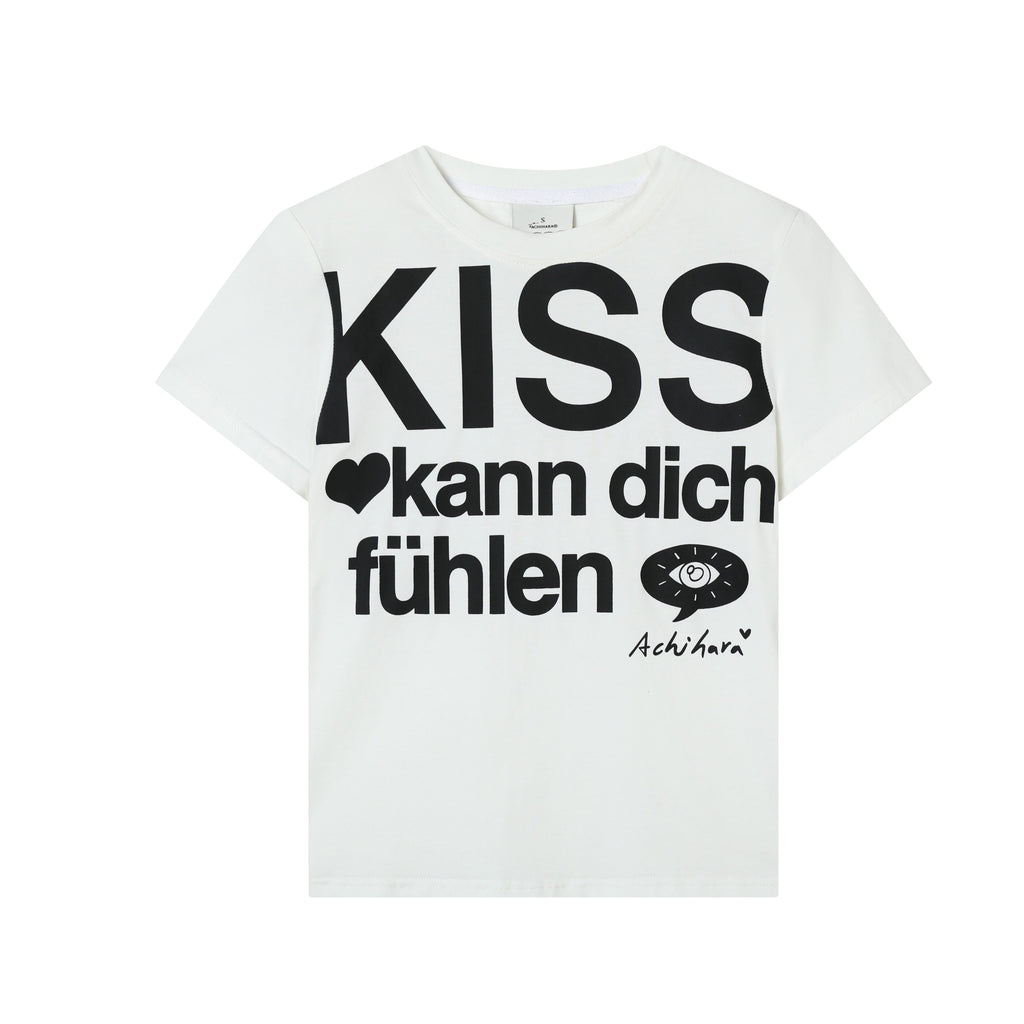 Achihara_Two_Kissing_Fish_Print_Cropped_Slim_Women'S_Cotton_Stretch_Short_Sleeve_T-Shirts_MISSTT