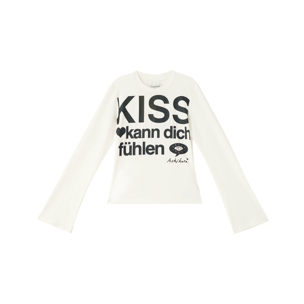 Achihara_Two_Kissing_Fish_Print_Cropped_Slim_Women'S_Cotton_Stretch_Short_Sleeve_T-Shirts_MISSTT