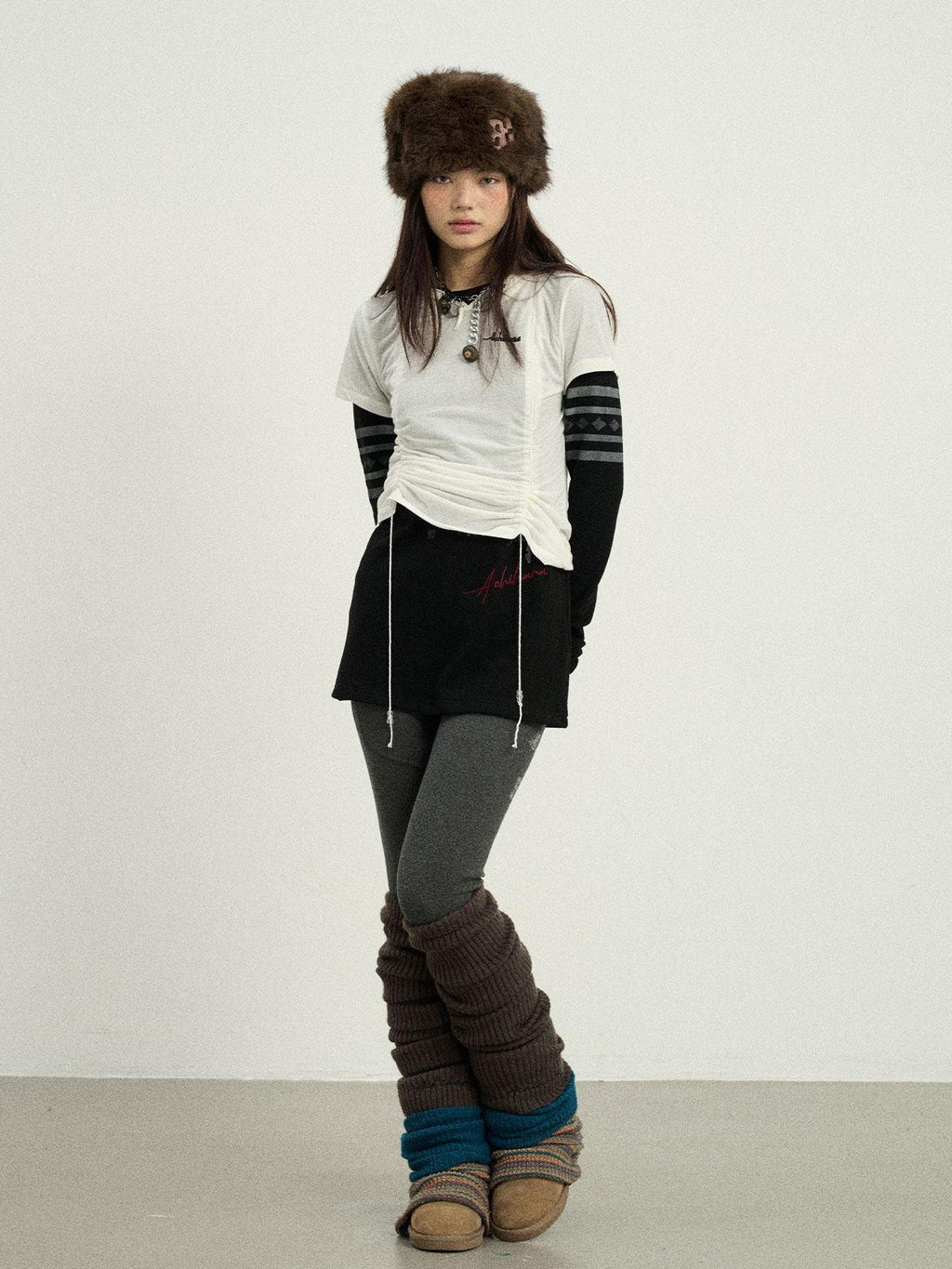 Achihara Versatile Hooded Women'S Polyester Viscose Blend Long Sleeve T-Shirts