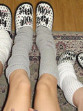 Achihara White Polka Dot Colorblock Casual Women'S Cotton Fabric Accessories