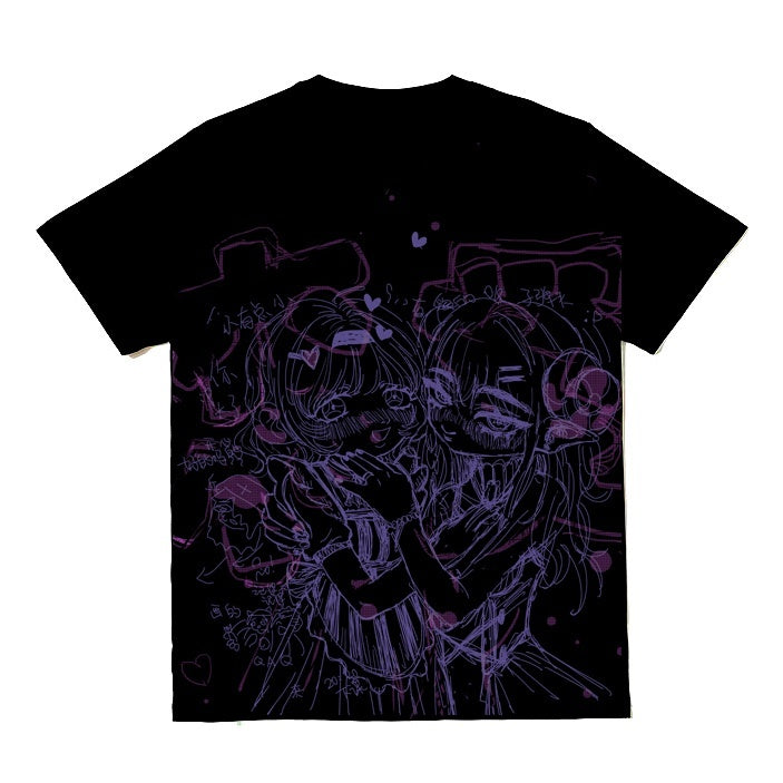 Alita26SS_Anime_Cartoon_Print_Loose_Fit_Cotton_Women's_Graphic_T-shirts_672081109687_MISSTT