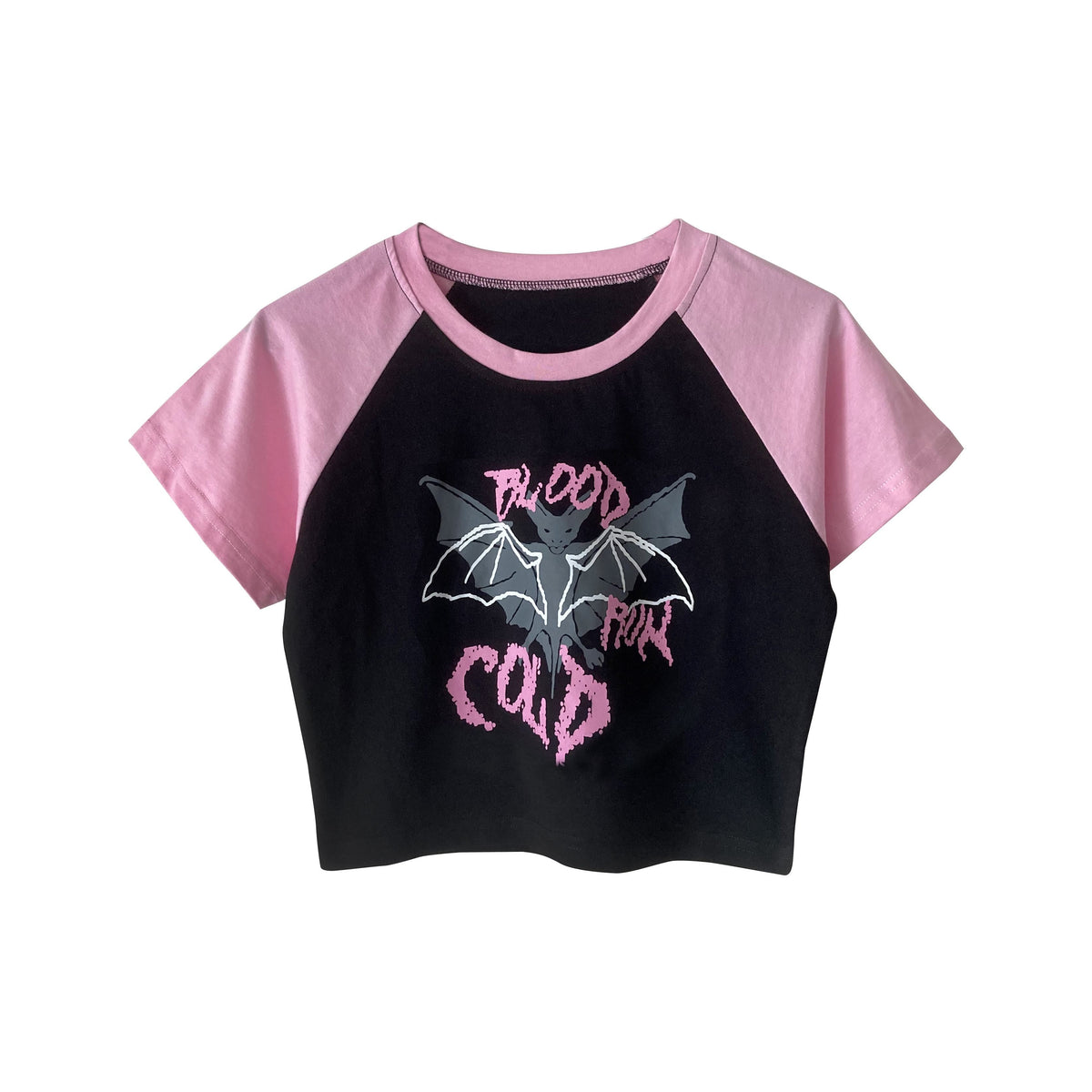 Alita26SS_Cartoon_Print_Slim_Fit_Raglan_Sleeve_Women's_Cotton_Crop_Tops_676770485299_MISSTT