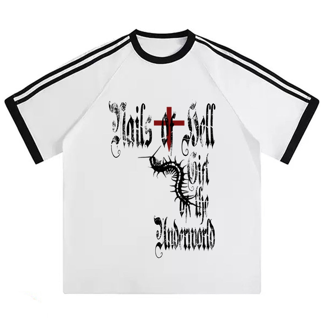 Alita26SS_Gothic_Stripe_Letter_Print_Loose_Fit_Cotton_Women's_Short_Sleeve_T-shirts_1039920804914_MISSTT