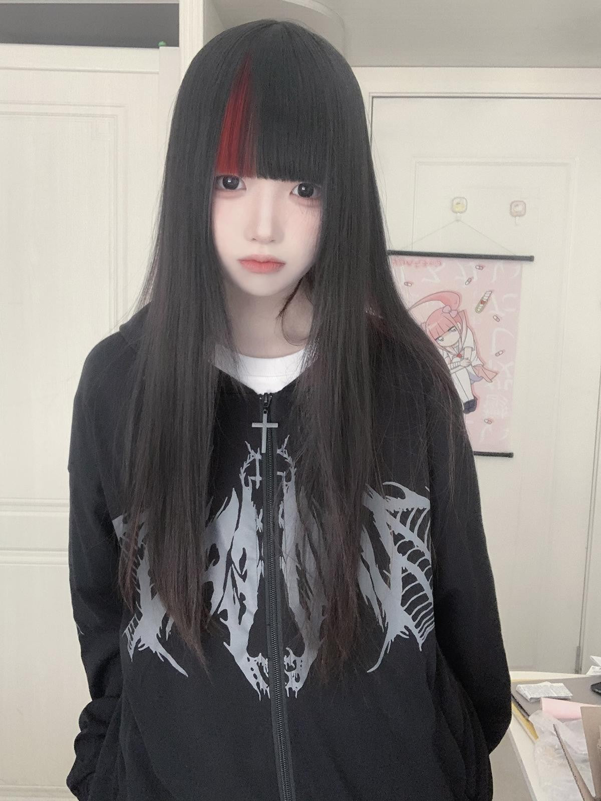 Alita26SS Japanese Style Loose Fit Thin Cotton Women's Zip-up Hoodies