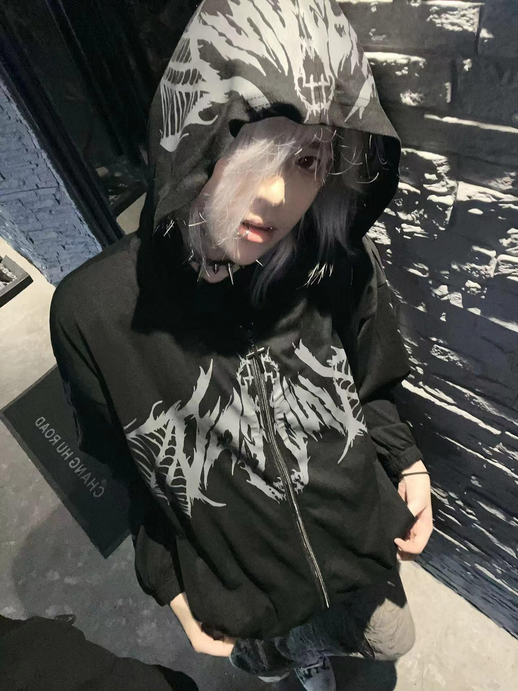 Alita26SS Japanese Style Loose Fit Thin Cotton Women's Zip-up Hoodies