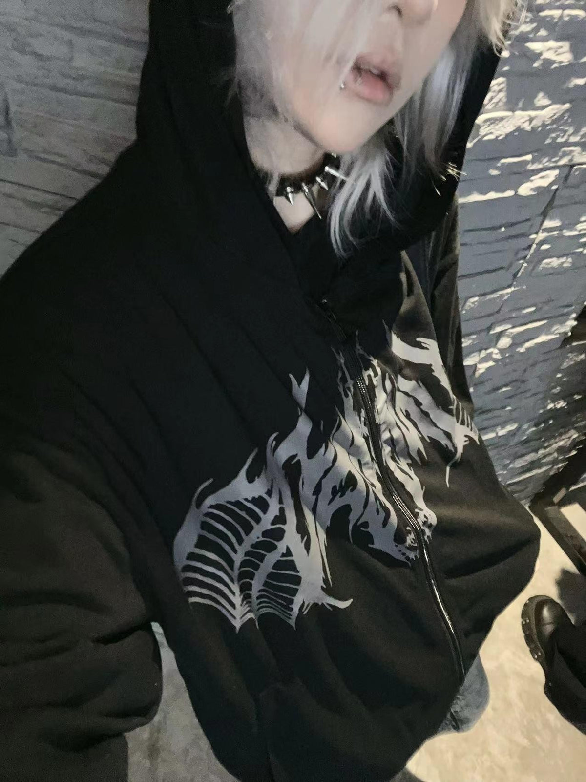 Alita26SS Japanese Style Loose Fit Thin Cotton Women's Zip-up Hoodies