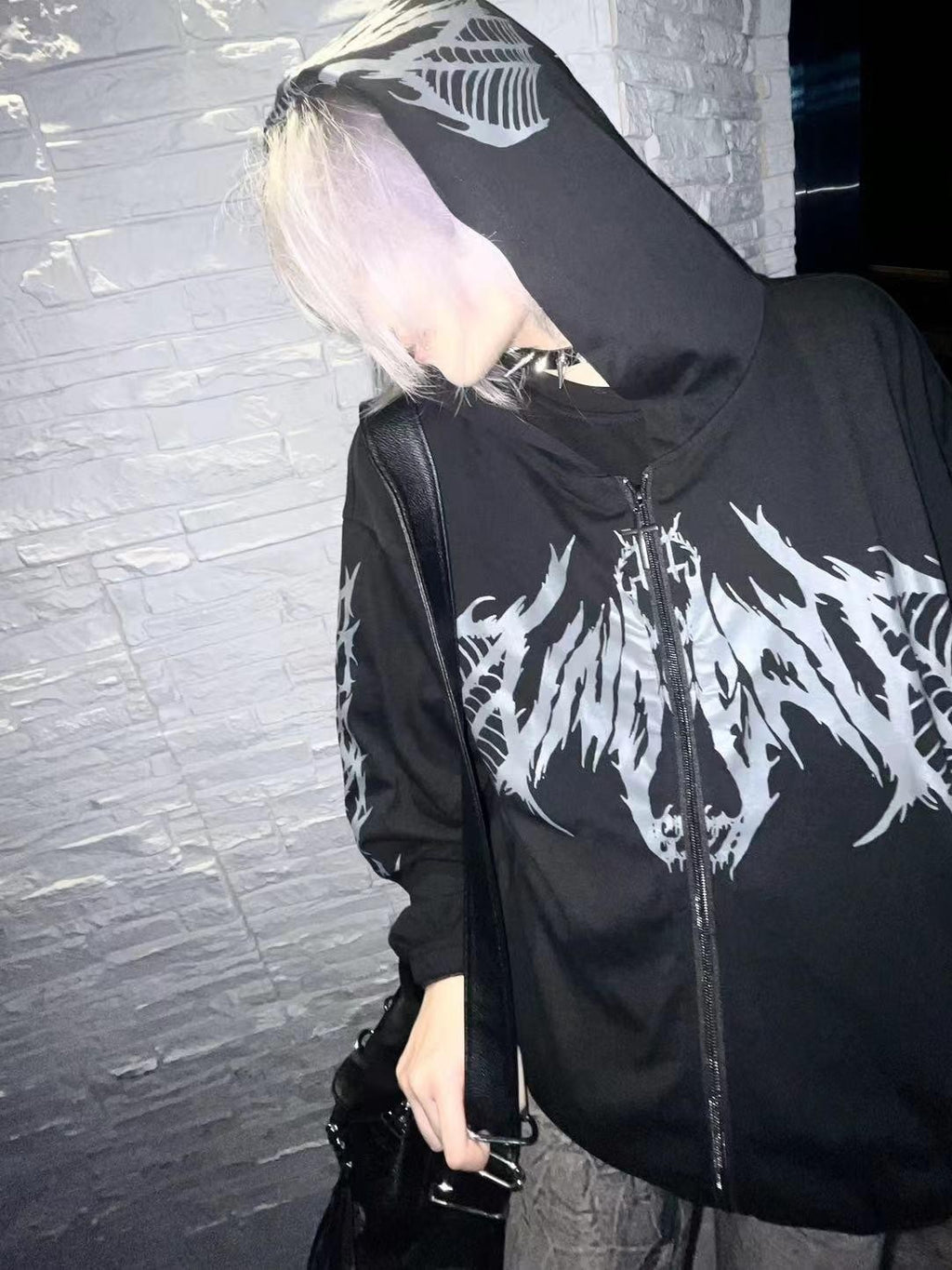 Alita26SS Japanese Style Loose Fit Thin Cotton Women's Zip-up Hoodies