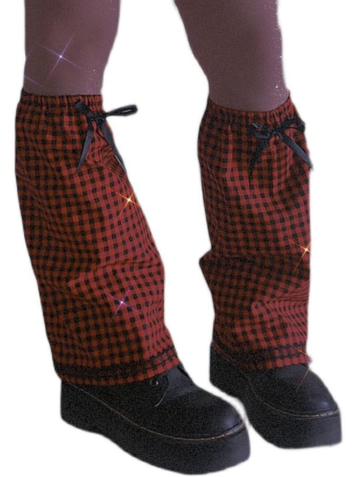 Alita26SS Plaid Ruffle Women's Leg Warmers