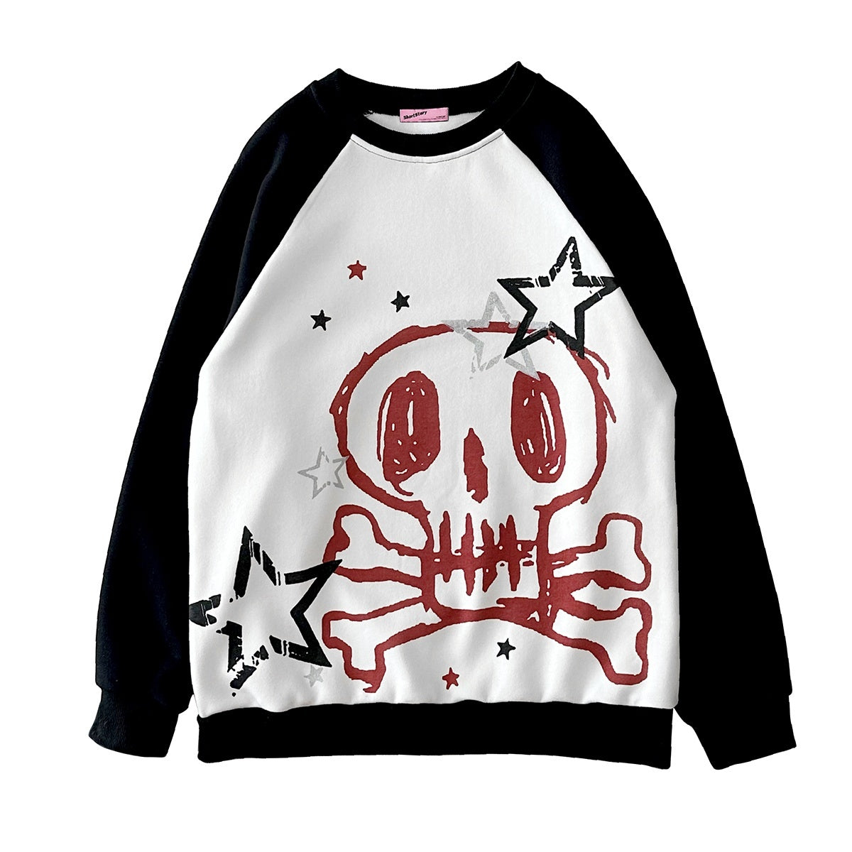 Alita26SS_Print_Raglan_Sleeve_Loose_Fit_Cotton_Women's_Sweatshirts_696542099419_MISSTT