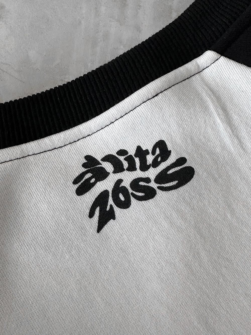 Alita26SS Print Raglan Sleeve Loose Fit Cotton Women's Sweatshirts